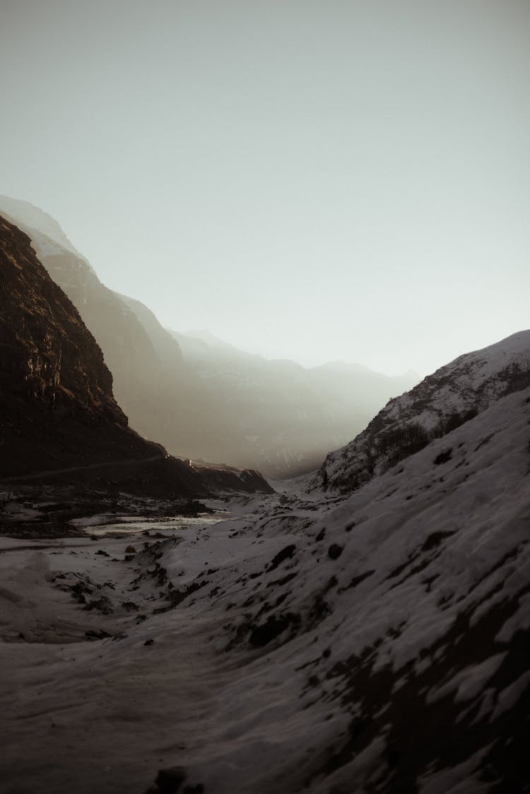 Snow In Mountains