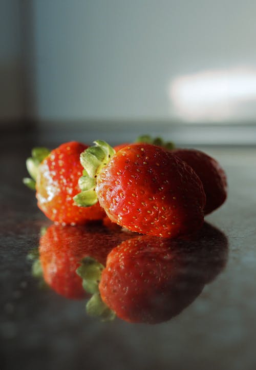 Imagine de stoc gratuită din căpșuni, focalizare selectivă, fotografie alimentară