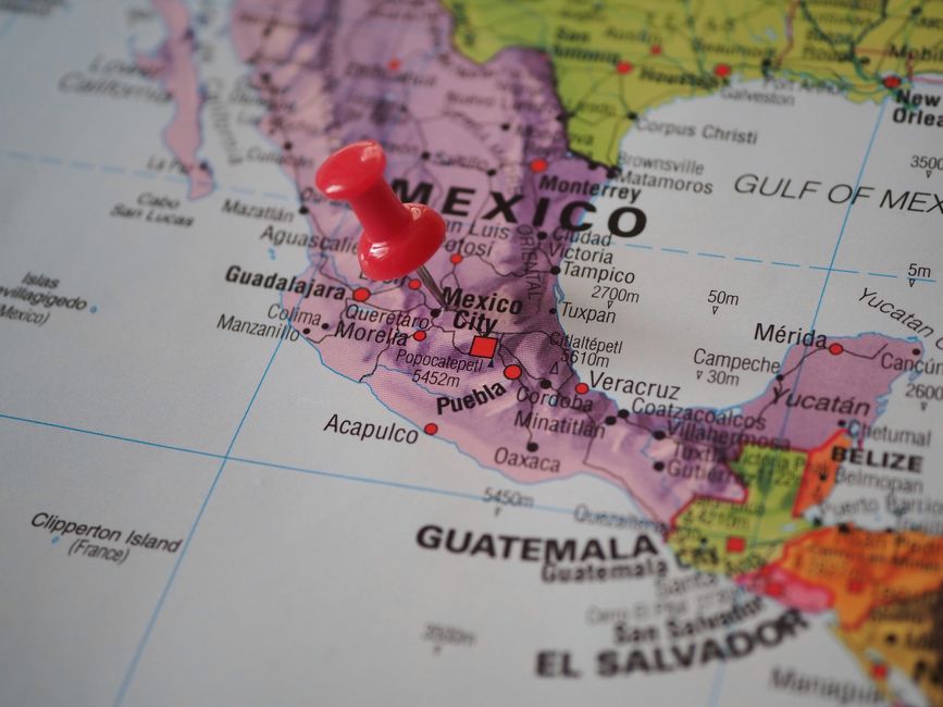 Mexico food and travel