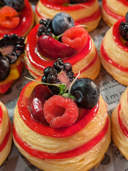 Sweet Cakes with Fruit