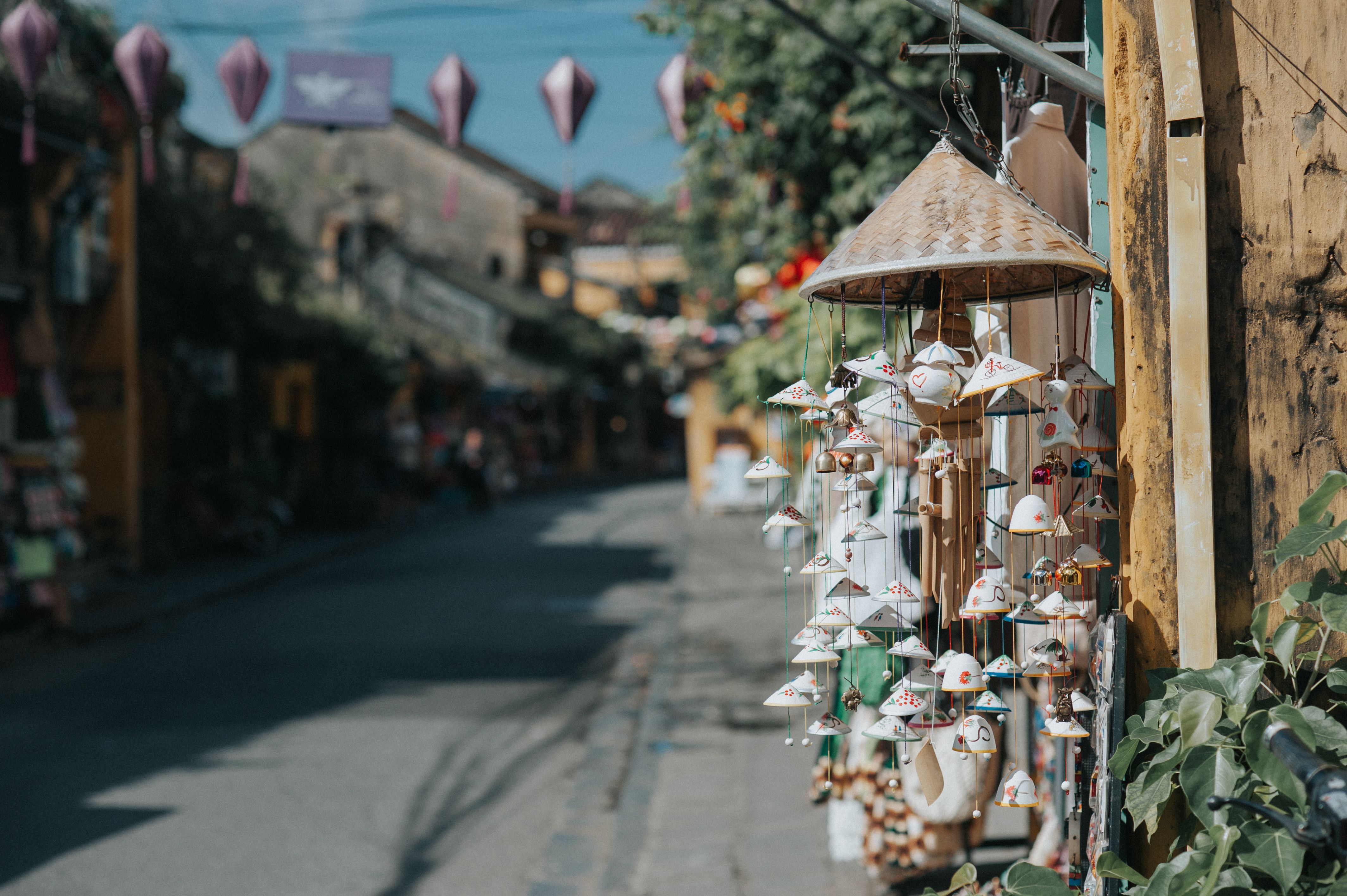 Traditional Decoration Hanging on Street · Free Stock Photo