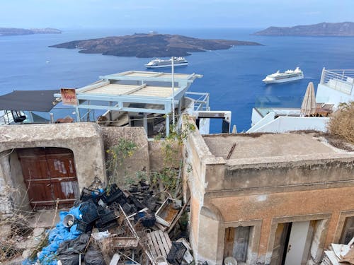 Imagine de stoc gratuită din acoperișuri, apă, Grecia