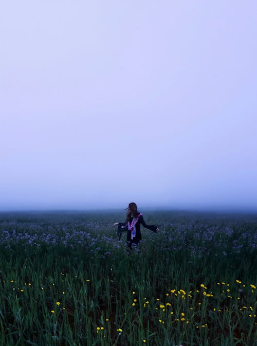 Woman in a Flowery Meadow