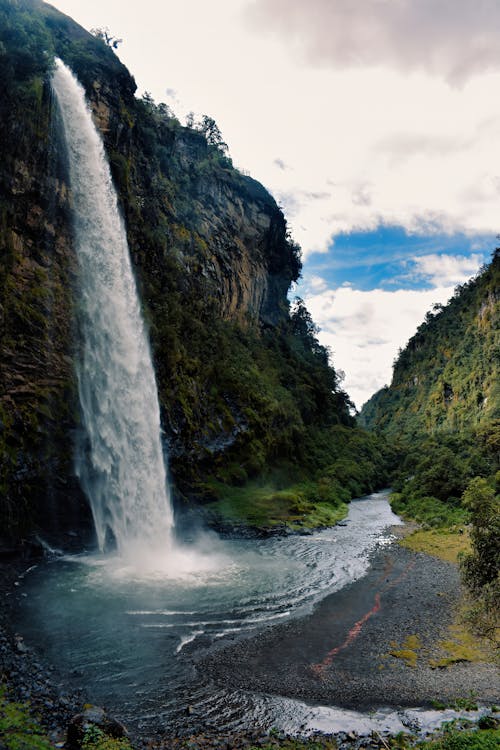 Condor Machay Waterfall, Pichincha, Ecuador