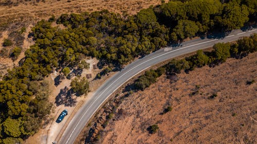 Gratis lagerfoto af droneoptagelse, fugleperspektiv, landdistrikt