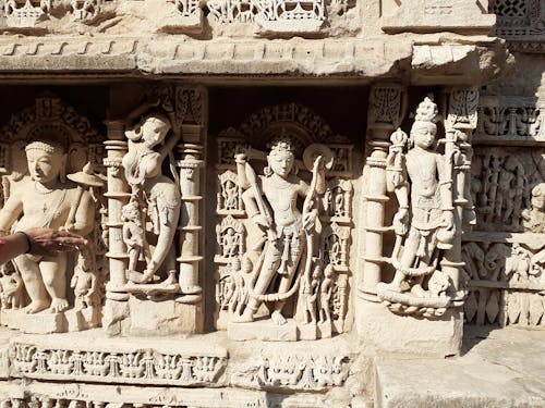 Hindu Stone Carvings at Rani ki Vav Archaeological Site