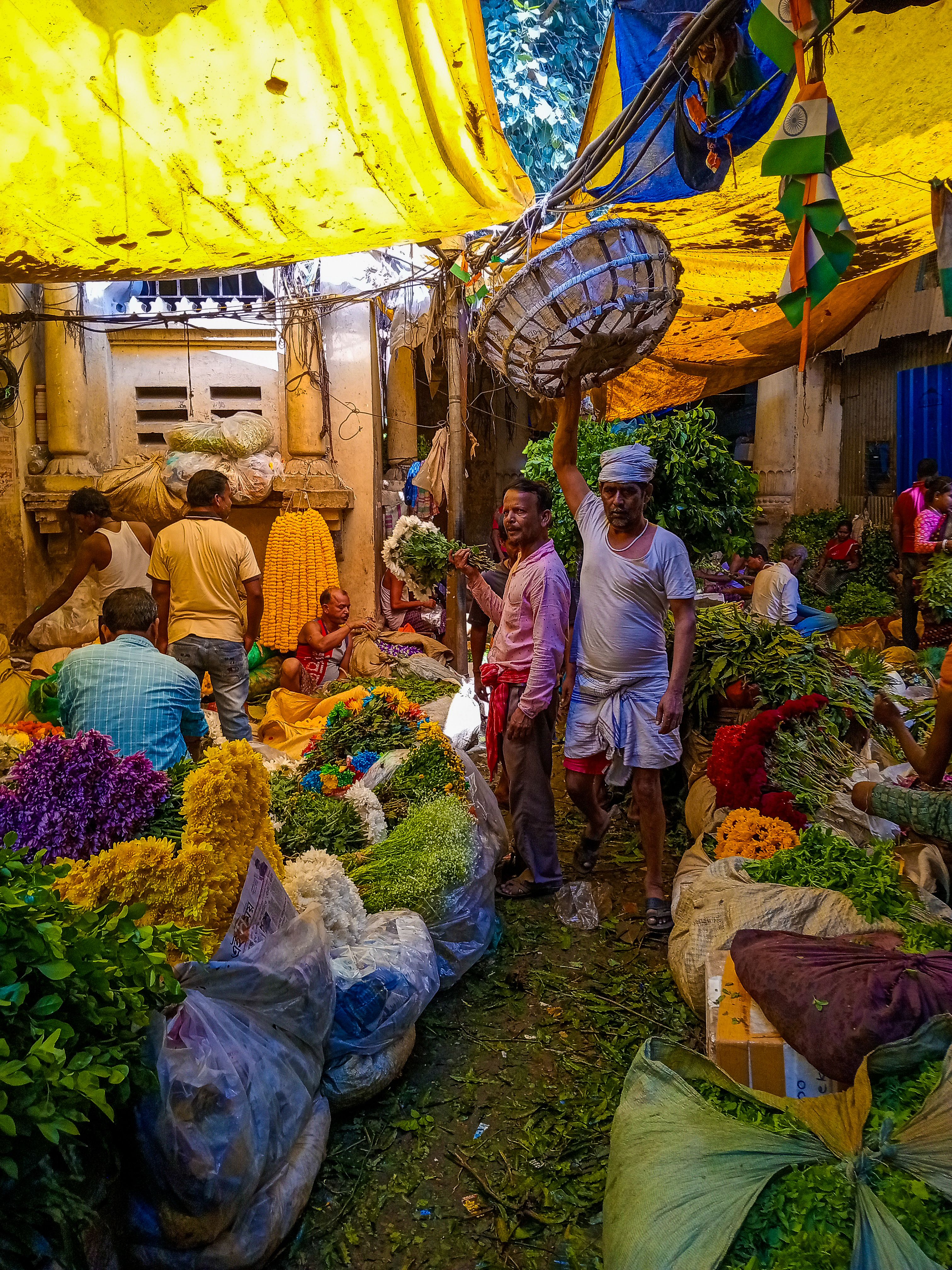 Men at Flowers Bazaar · Free Stock Photo