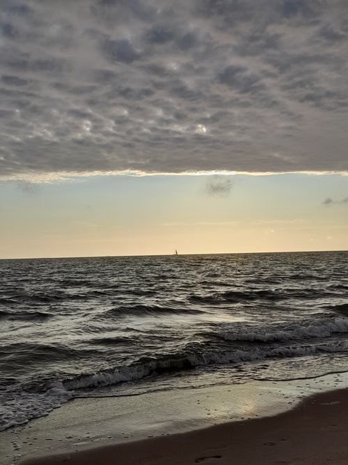 Free stock photo of baltic sea, beach, cloudy Stock Photo