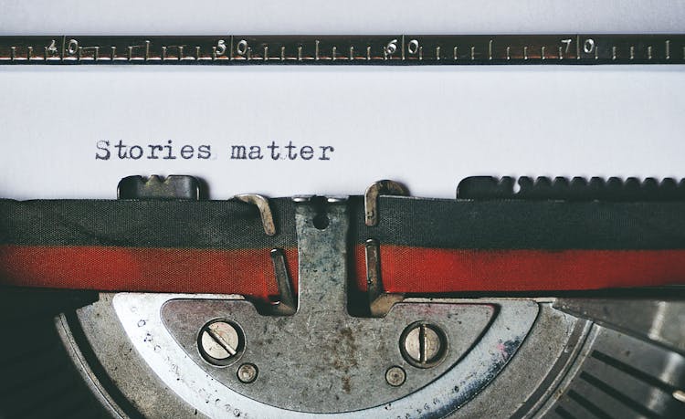 Black And Red Typewriter