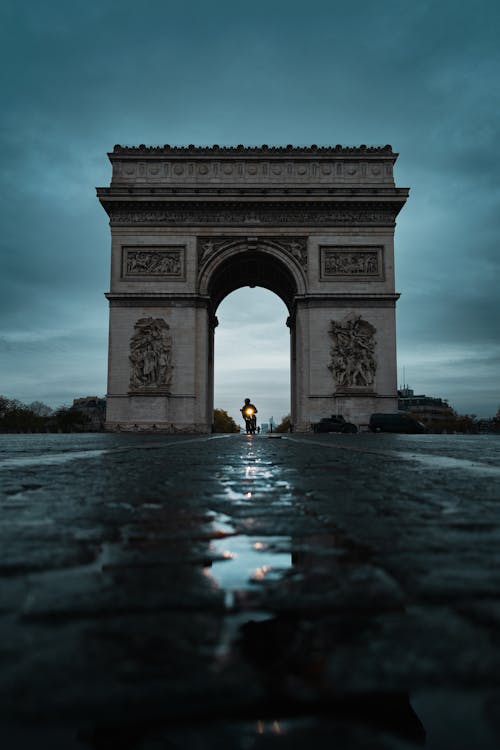 Triumph Arch on a Square in Paris 