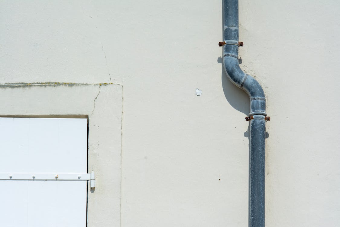 Gray Rainwater Pipe 