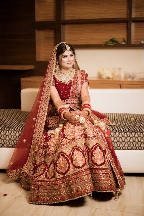 传统服装, 印度女人, 坐 的 免费素材图片
