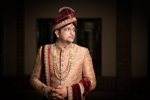 Groom in Traditional Clothing