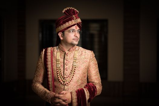 Groom in Traditional Clothing