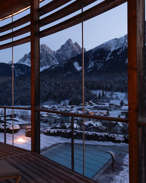 Foto stok gratis jendela, kayu, musim dingin