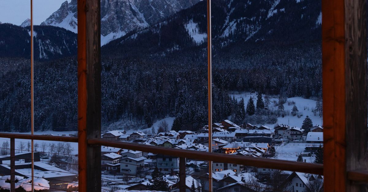 Mountain Summit Railing Railing and Mountains · Free Stock Photo