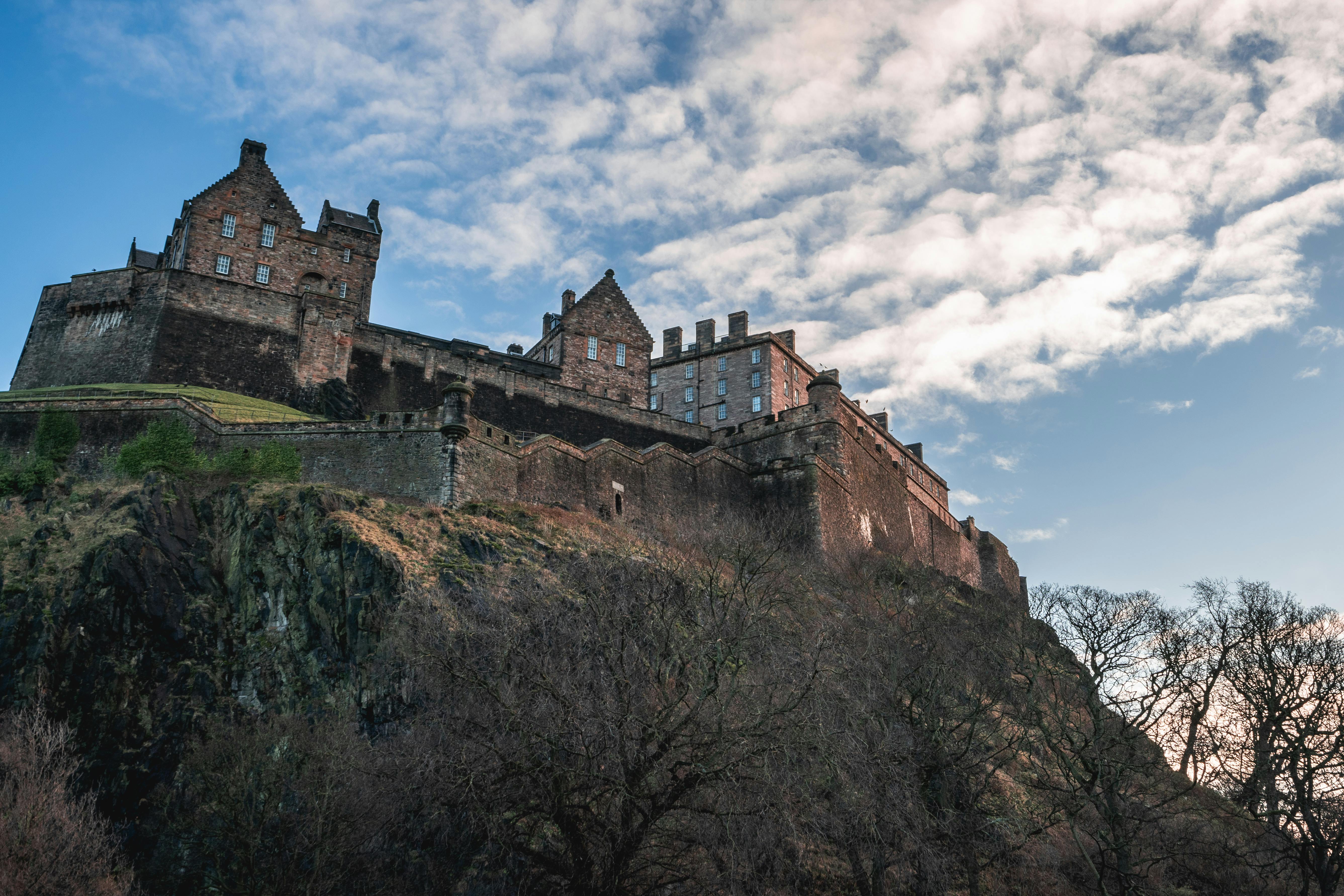 edinburgh castle edinburgh scotland januari