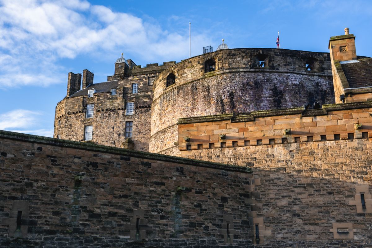 Edinburgh Castle on its extinct volcanic plug — Europe's most dramatically situated fortress.