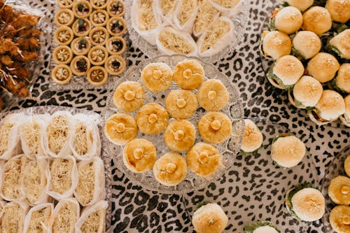 Plate of Snack on Table