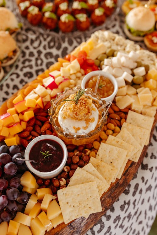 Abundance of Food on Table