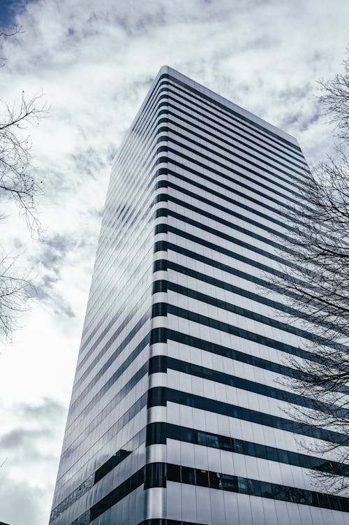 Gratis lagerfoto af himmel, kontorbygning, lodret skud