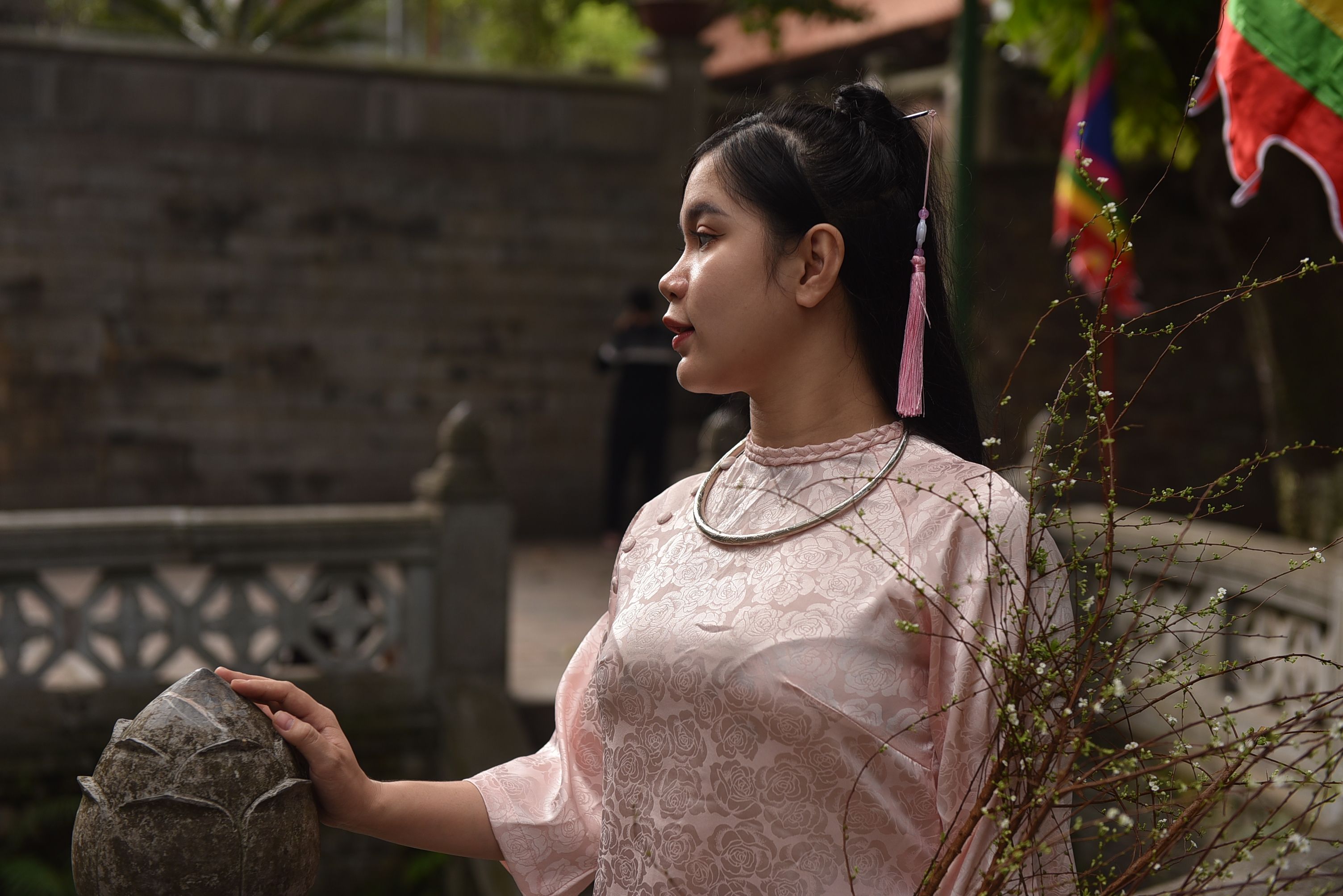 Photo of a Woman Wearing a Pink Dress · Free Stock Photo