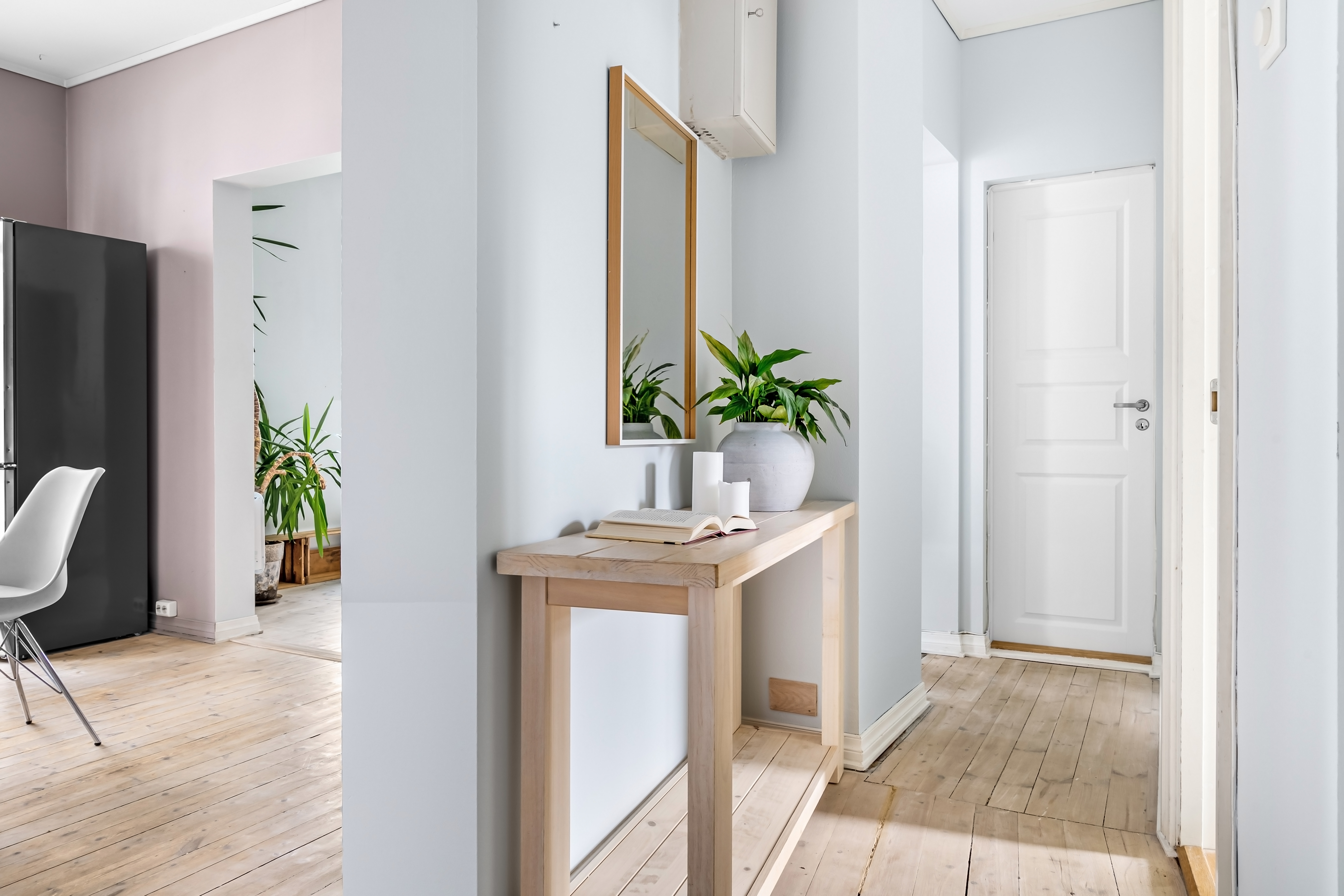 shared entry table checklist natural light lifestyle photo 2