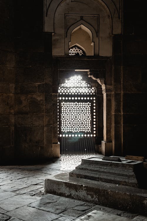 Ornamental Window in Humayuns Mausoleum