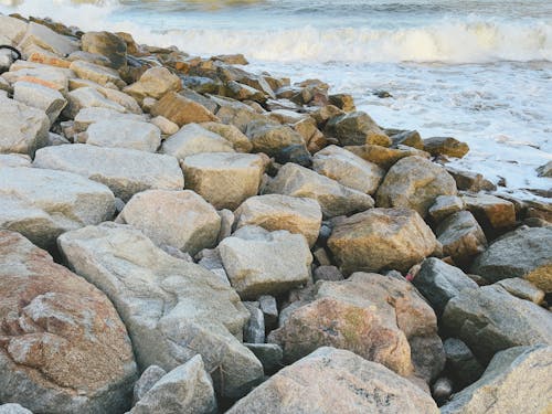 Pile of Stones on the Seashore