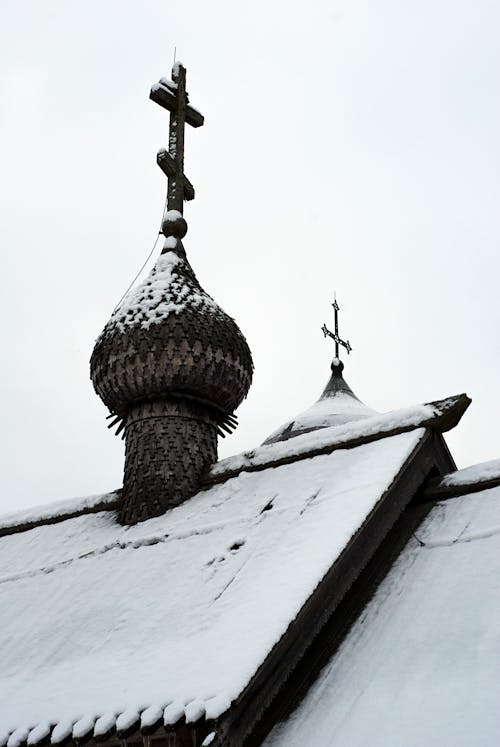 冬季, 垂直拍攝, 塔 的 免費圖庫相片