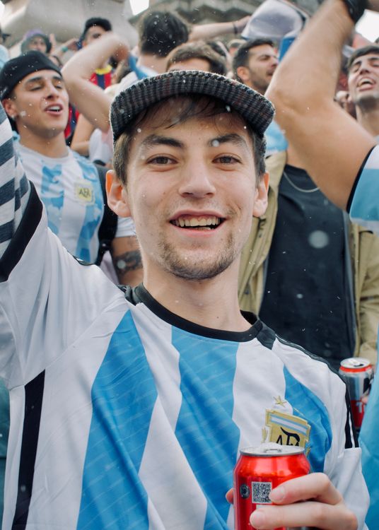 Argentine soccer fan