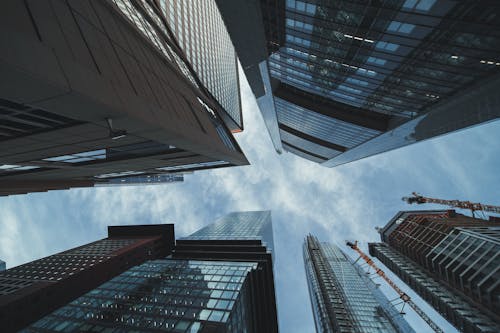 Free Skyscrapers in Downtown Stock Photo