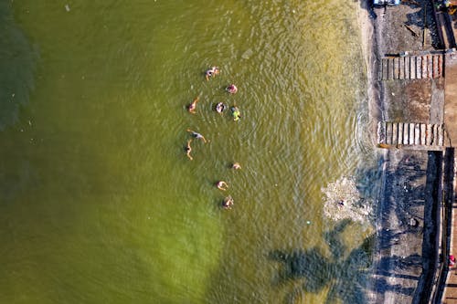 Základová fotografie zdarma na téma indonésie, jezero, letecký snímek