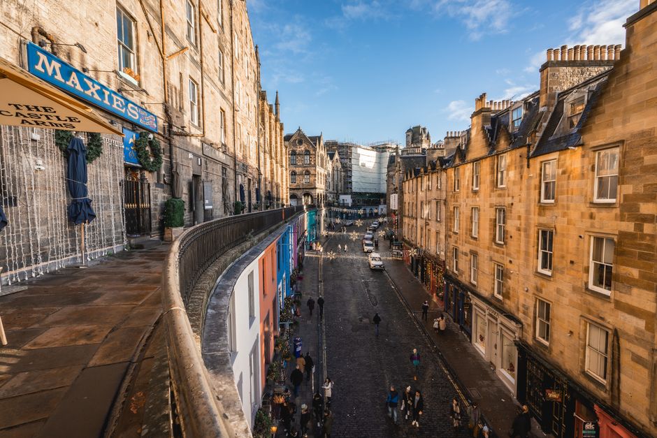 Victoria Street and the Grassmarket
