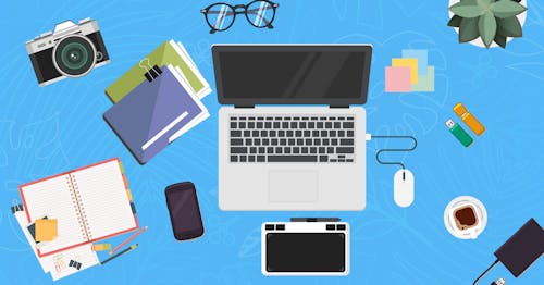 Free stock photo of digital marketing, office accessories, office automation Stock Photo