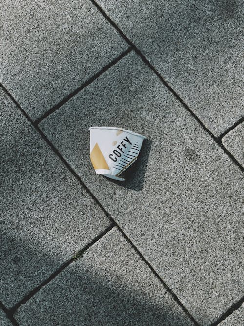 Paper Cup on Pavement