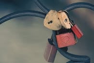 Love Padlock on Fence