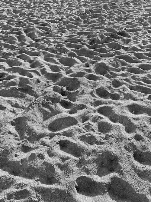 모래, 발, 블랙 앤 화이트의 무료 스톡 사진