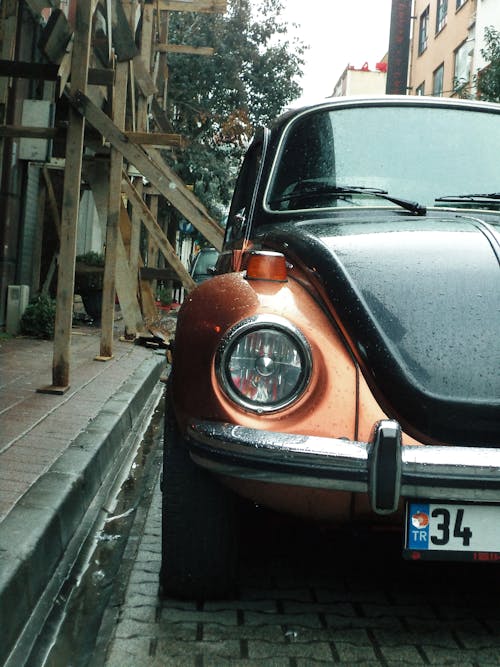 Foto stok gratis beetle, hujan, jalan-jalan kota