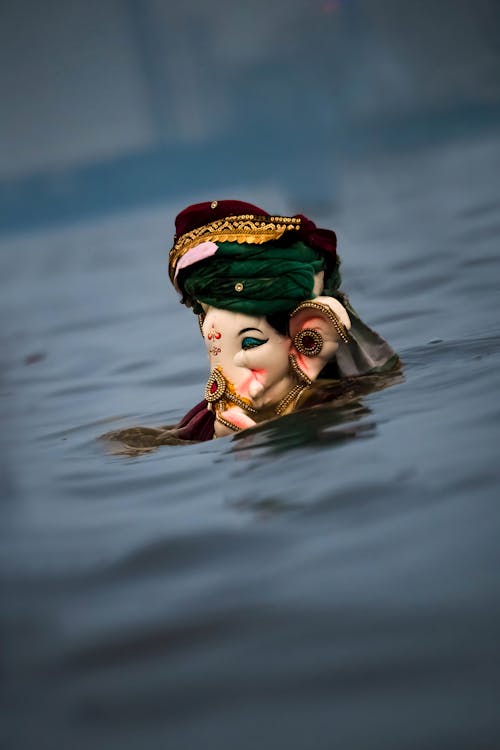 Kostenloses Stock Foto zu elefant, fluss, ganesha