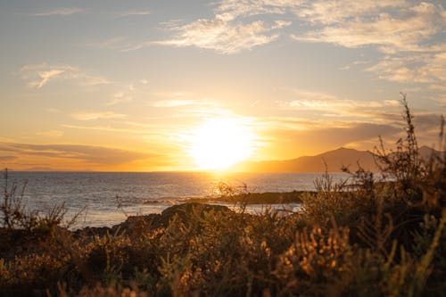 Photos gratuites de côte, coucher de soleil, lumière du soleil