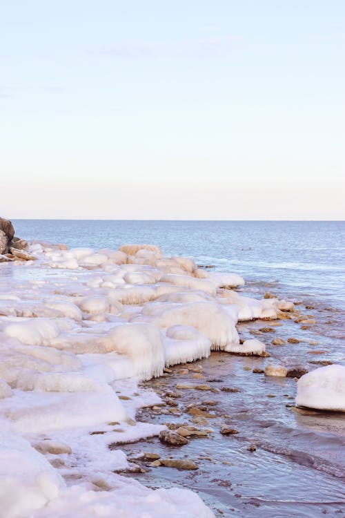 View of Ice on a Shore