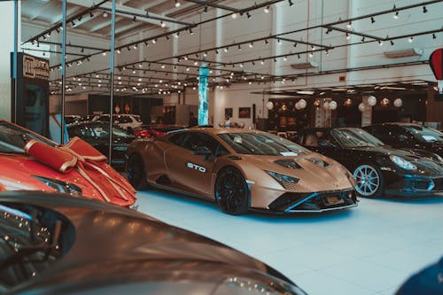 Brown Lamborghini Huracan STO on Motor Show