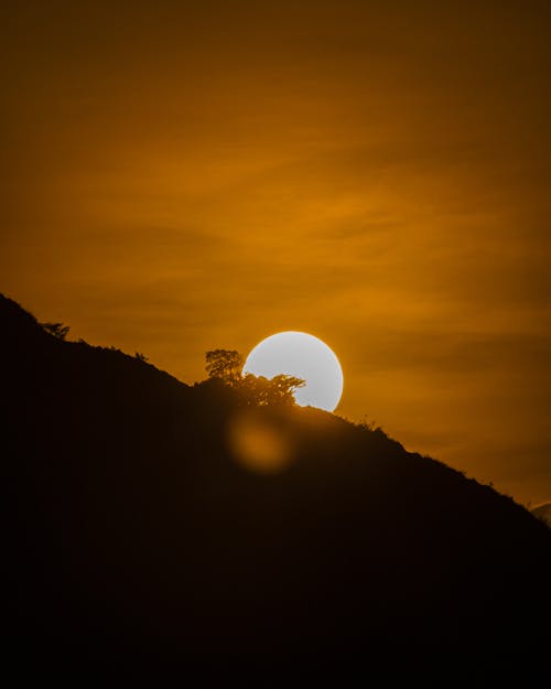 日落, 金色的夕陽 的 免费素材图片