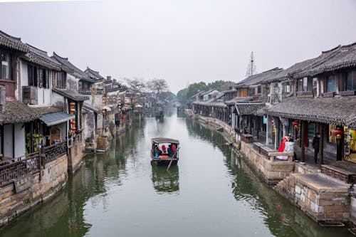 Kostenloses Stock Foto zu boot, china, fluss