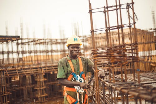 Worker at Construction Site