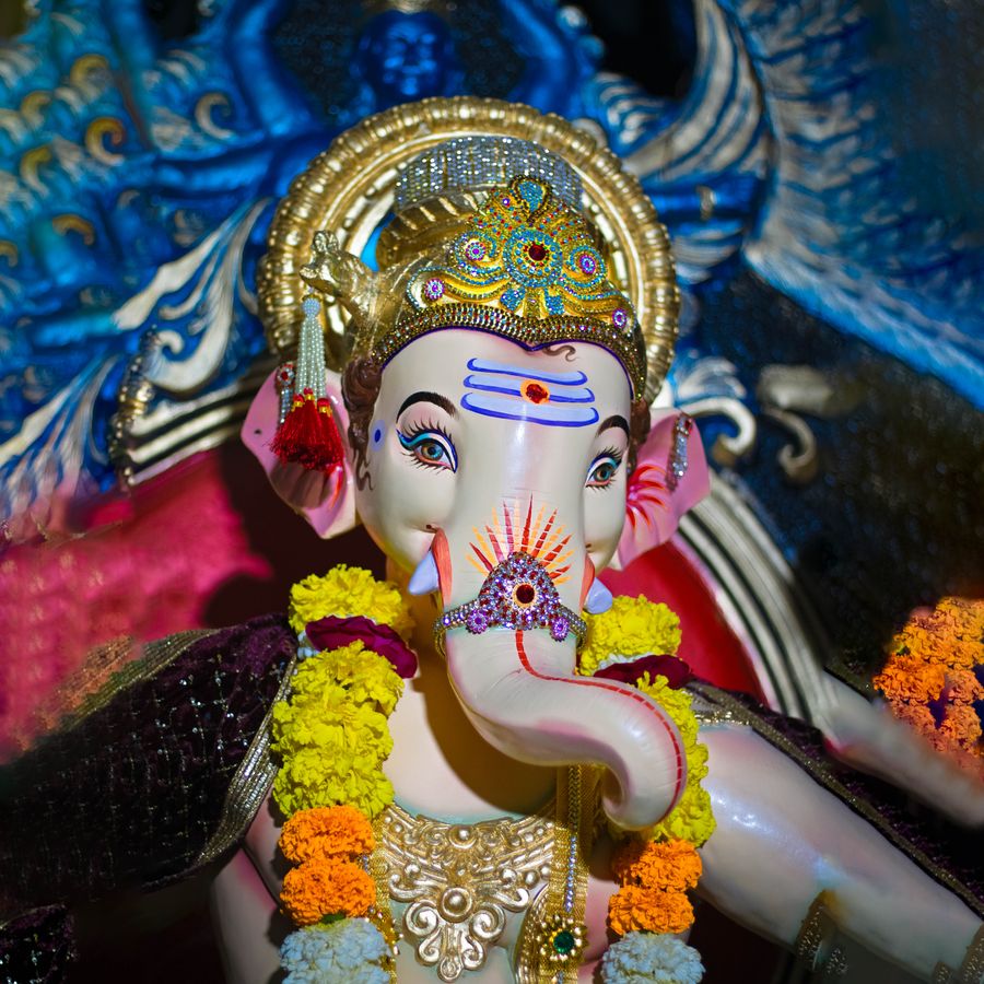 Brass Ganesh Idol (4 inch)