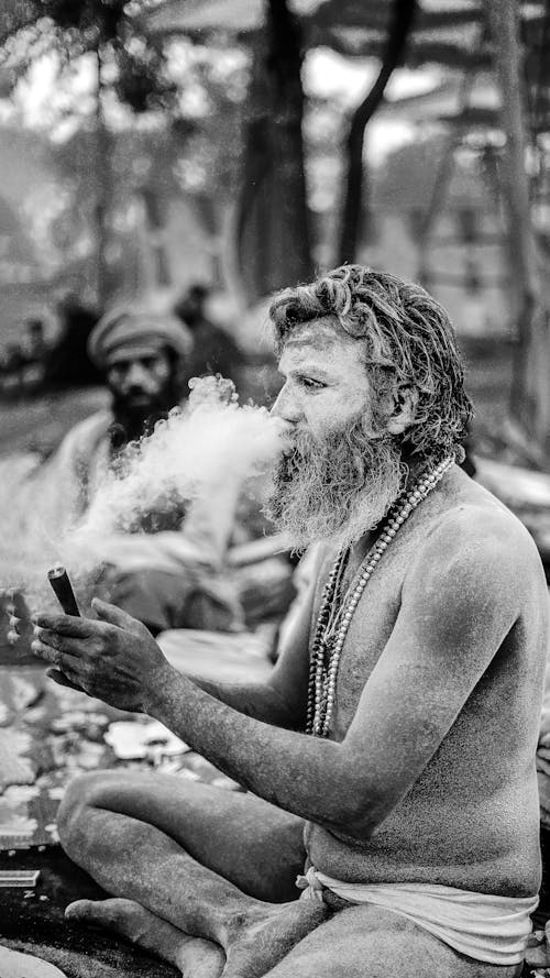 Photos gratuites de aghori, barbe, culture indienne