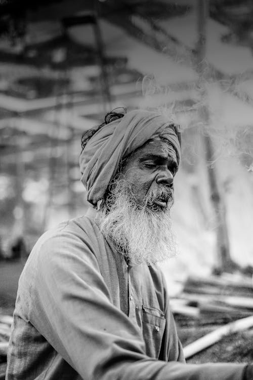 Elderly Man in Turban