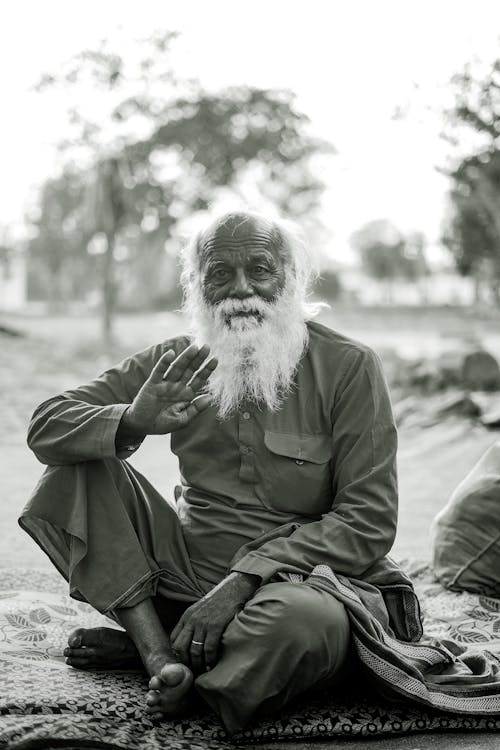 Elderly Man with Beard